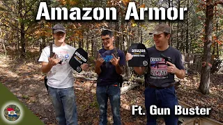 Testing the Cheapest Bulletproof Plates on Amazon (ft. Gun Buster)