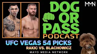 UFC Vegas 54 Picks, Bets, Predictions | Rakic vs Blachowicz Fight Previews & DraftKings Picks