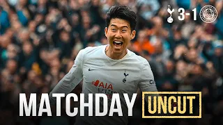 UNSEEN pitchside footage of Leicester win | Spurs 3-1 Leicester | Matchday Uncut