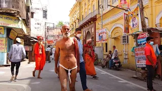 Walking in Vishnu Ghat Market // Haridwar 4K India