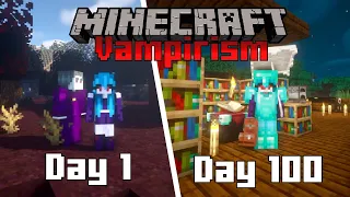 I spent 100 Days as a VAMPIRE in Minecraft. Here's What Happened...