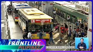 Ilang commuter, napipilitang maglakad dahil hirap makasakay ngayong holiday | Frontline Pilipinas