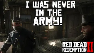 Army Vet Confesses he was never in the Army and Remembers Arthur | Red Dead Redemption 2