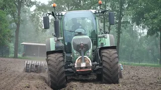 Aardappelen poten op Brabantse zandgrond.