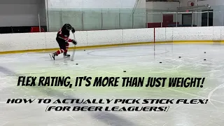 Choosing FLEX for a hockey stick, its NOT weight!!