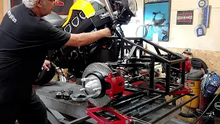 Zener Ecite raw frame - full electric reverse trike