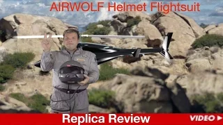 AIRWOLF Helmet Flightsuit Replica Review