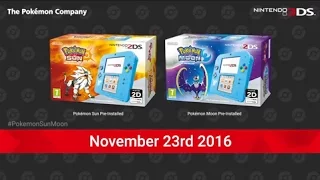 Pokemon Sun and Moon 2DS Bundles Revealed