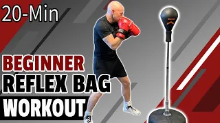 20 Min Beginner Reflex Bag Workout | Outshock Punching Ball | Boxing Ready