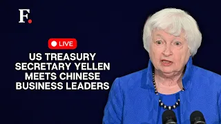 LIVE: US Treasury Secretary Janet Yellen meets Chinese Business Leaders in Beijing