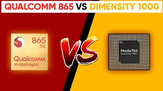 Qualcomm vs MediaTek. || Qualcomm Snapdragon 865 vs MediaTek dimensity 1000 processor. Who will win?