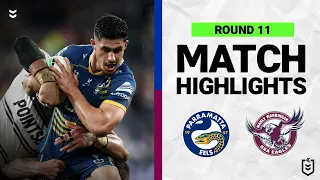 Parramatta Eels v Manly Warringah Sea Eagles | Match Highlights | Round 11, 2022 | NRL