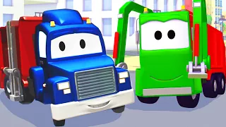 Superveok Carl ja Tõstuk Autolinnas | Autode ja veokite ehitusmultikas (lastele)