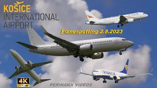 Košice International Airport ✈️ 🇸🇰 ▲ 2.8.2023 ▲ 🛬 Planespotting 🛫