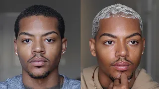 from black to platinum (hair bleaching routine + maintenance) | Tarek Ali