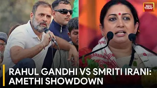 Political Heavyweights Rahul Gandhi and Smriti Irani Face-Off in Amethi | India Today News