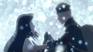 Naruto and Hinata's first kiss