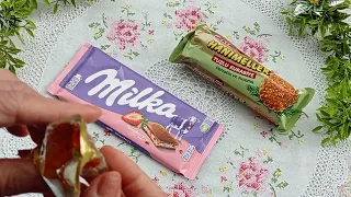 Milka chocolate ASMR video