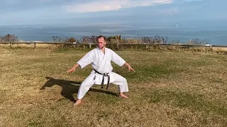 Seienchin kata Shito Ryu Ren Ryu Karate