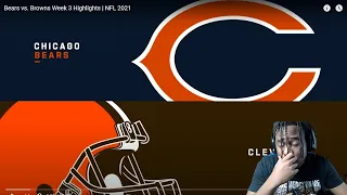 Bears vs. Browns Week 3 Highlights | NFL 2021! Reaction