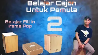 Tutorial Bermain Cajon - Belajar Fill In Irama Pop (2/2)