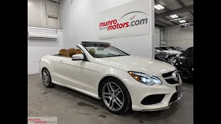 2016 Mercedes-Benz SOLD SOLD SOLD  2dr Cabriolet E 400 RWD Distronic NAV HarmonKardon just 80k kms!