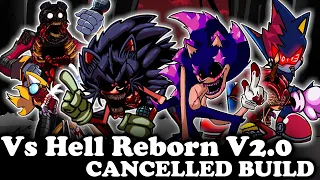 FNF | Vs Hell Reborn V2 - CANCELLED BUILD (Cutscene + Encore) | Mods/Hard/Gameplay |