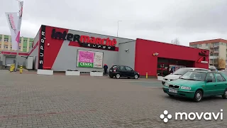 Intermarche, супермаркет Интермарше, в Польше, г. Свебодзин.