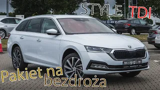 2023 Skoda Octavia Kombi Style w kolorze Biały Moon