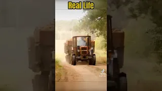 Farming Simulator vs Real Life