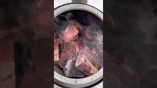 Meat in an Afghan cauldron / Мясо в афганском казане #foodonthefire #cooking