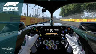 F1 2021 - Aston Martin AMR21 - Canadian GP | Cockpit View | No HUD | HD | Vettel: WING DAMAGE