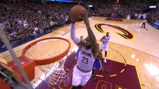 JR Smith Lobs It Up to LeBron James for the Massive Alley-Oop!