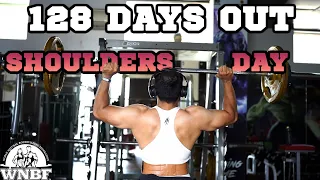 Day 33 |Now or Never Shredding Series | WNBF UAE 128 Days Out |  Shoulder Workout