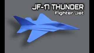 How To Make Paper Airplane - Easy New Fighter Paper Plane Origami Jet | Origami Paper
