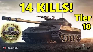 World of Tanks - Object 430U - 14 KILLS 10K Damage - Tier 10 Game - Raseiniai Heroes Medal