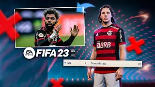 Assim estão os TIMES BRASILEIROS no FIFA 23 🔥