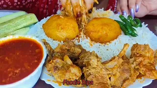 HOT EXTREME SPICY🥵🔥MUTTON CURRY RICE Eating Indian Mukbang ASMR Show #asmr #mukbang @FoodieDipa