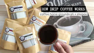 How Drip Coffee Works | Coffee Grounds Ph | Sagada Benguet Cordillera Mocha Coffee #dripcoffeemakers