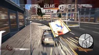 Wheelman - PS3 - Rampage - Collapse of Corts Catalanes (Blind)