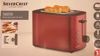 SilverCrest TOASTER STE  D1 Unboxing Распаковка