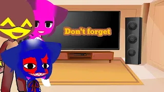 Poppy Playtime characters react to Don't Forget Fnaf