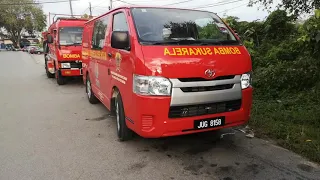 (Fire engine) #1 Nissan UD #2 toyota Van #3 Jp Mitsubishi canter #4 Isuzu D-Max