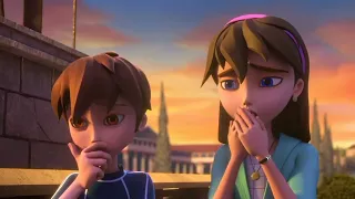 Superbook Boy | What happens to Q-bit? Paul and the unknown God Part 2