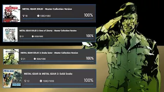 I Unlocked Every Metal Gear Solid Achievement In The Master Collection...