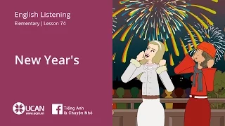 Learn English Via Listening| Elementary - Lesson 74. New Year's