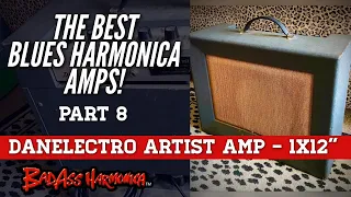 Best Blues Harmonica Amps! pt. 8 - Vintage Tube Amp Harp Demo - Danelectro Artist Amp 1x12 (vma1006)