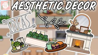 AESTHETIC DECOR IDEAS 💡🌿🤎 TOCA LIFE WORLD 🌎