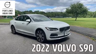 2022 Volvo S90 B6 Inscription in Crystal White Metallic / Car Tour with Heather