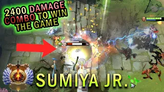 Sumiya Jr. Invoker 1 Combo To End The Game? | Dota 2 Gameplay 7.28